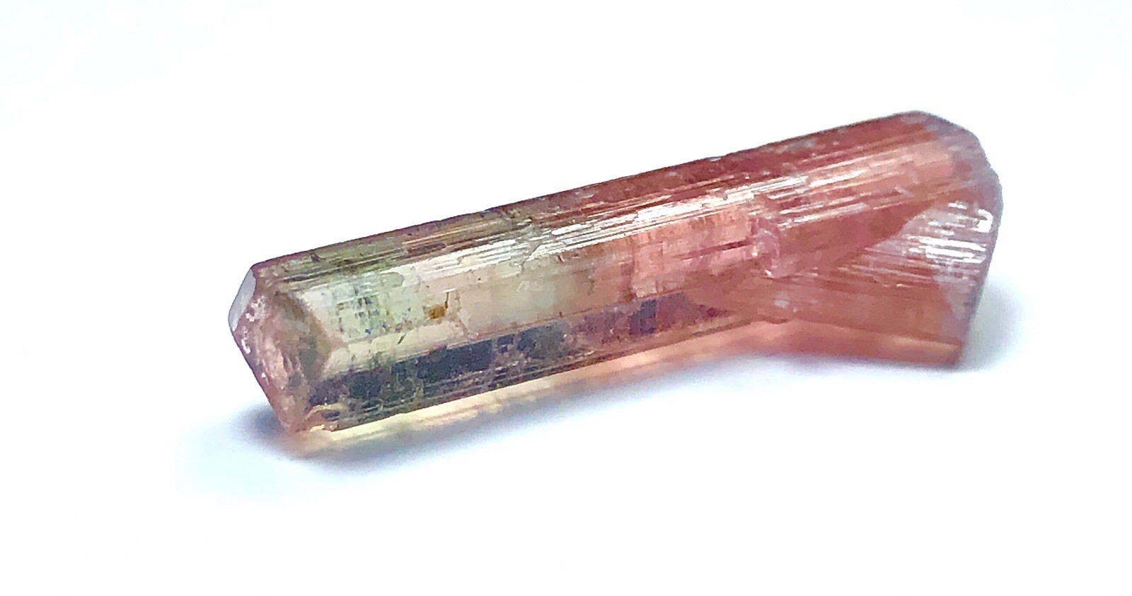Beautiful an amazing naturel top quality bicolor tourmaline crystal