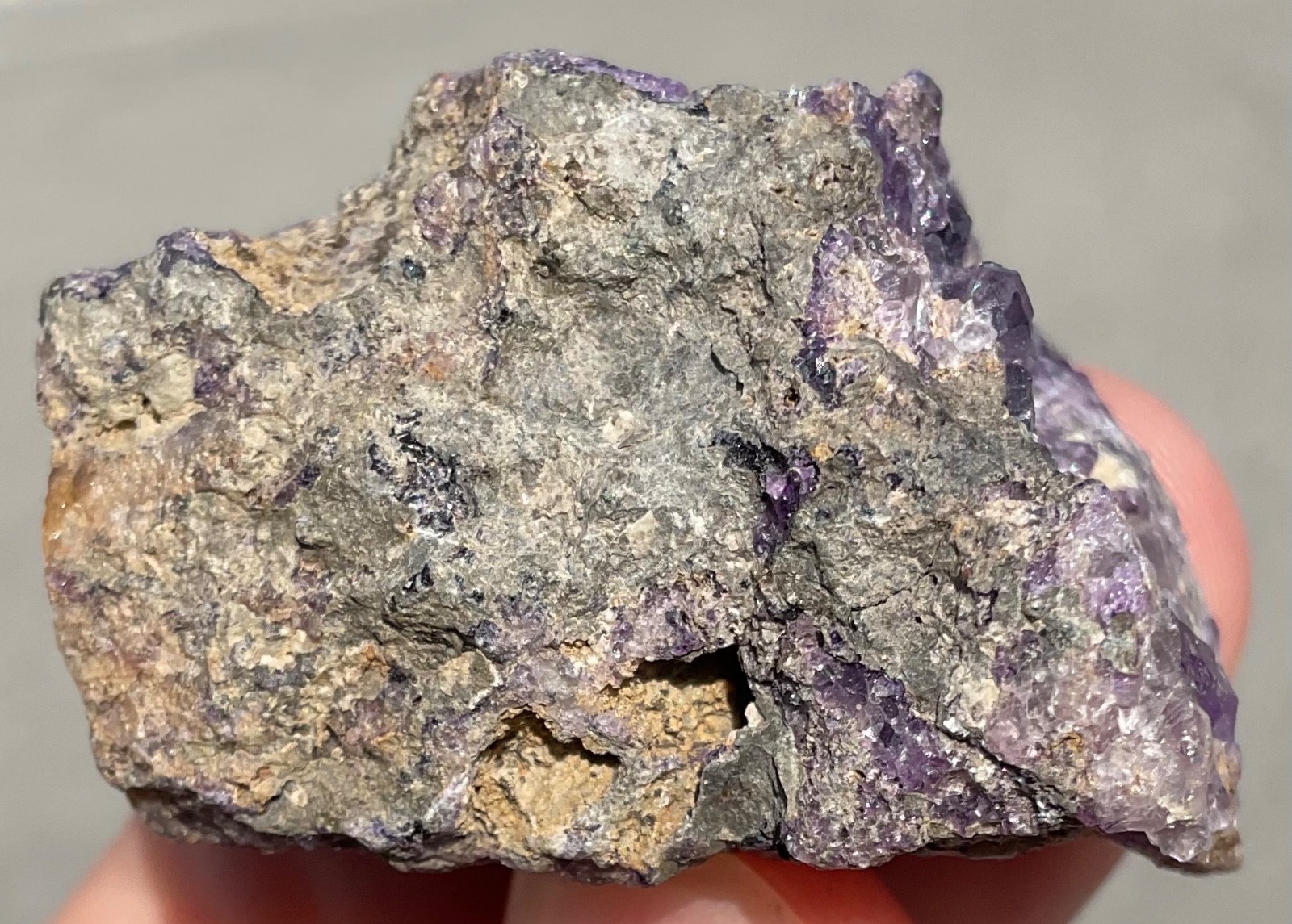 51g Unknown Purple Mineral Specimen Crystal Gemstone Unknown A+++ Estate Find