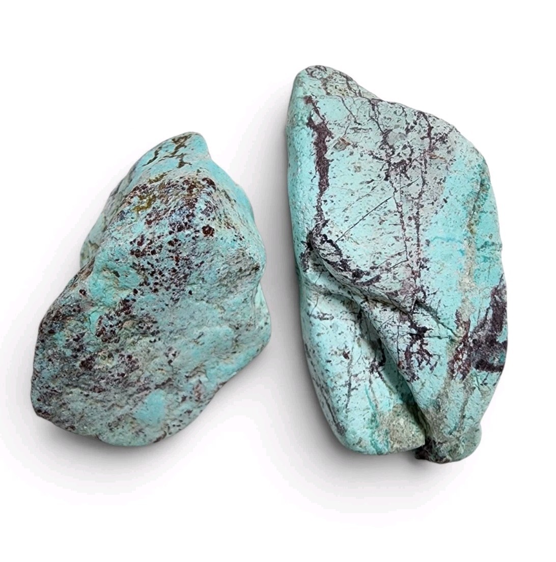 Turquoise Nugget Specimens Arizona 58.9 grams. 2 Piece Lot