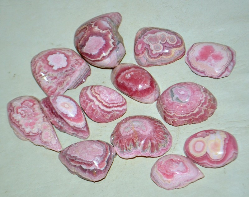 13 PCS LOT Big Rhodochrosite Stalactite Stalagmites from Argentina * 1.58 lbs