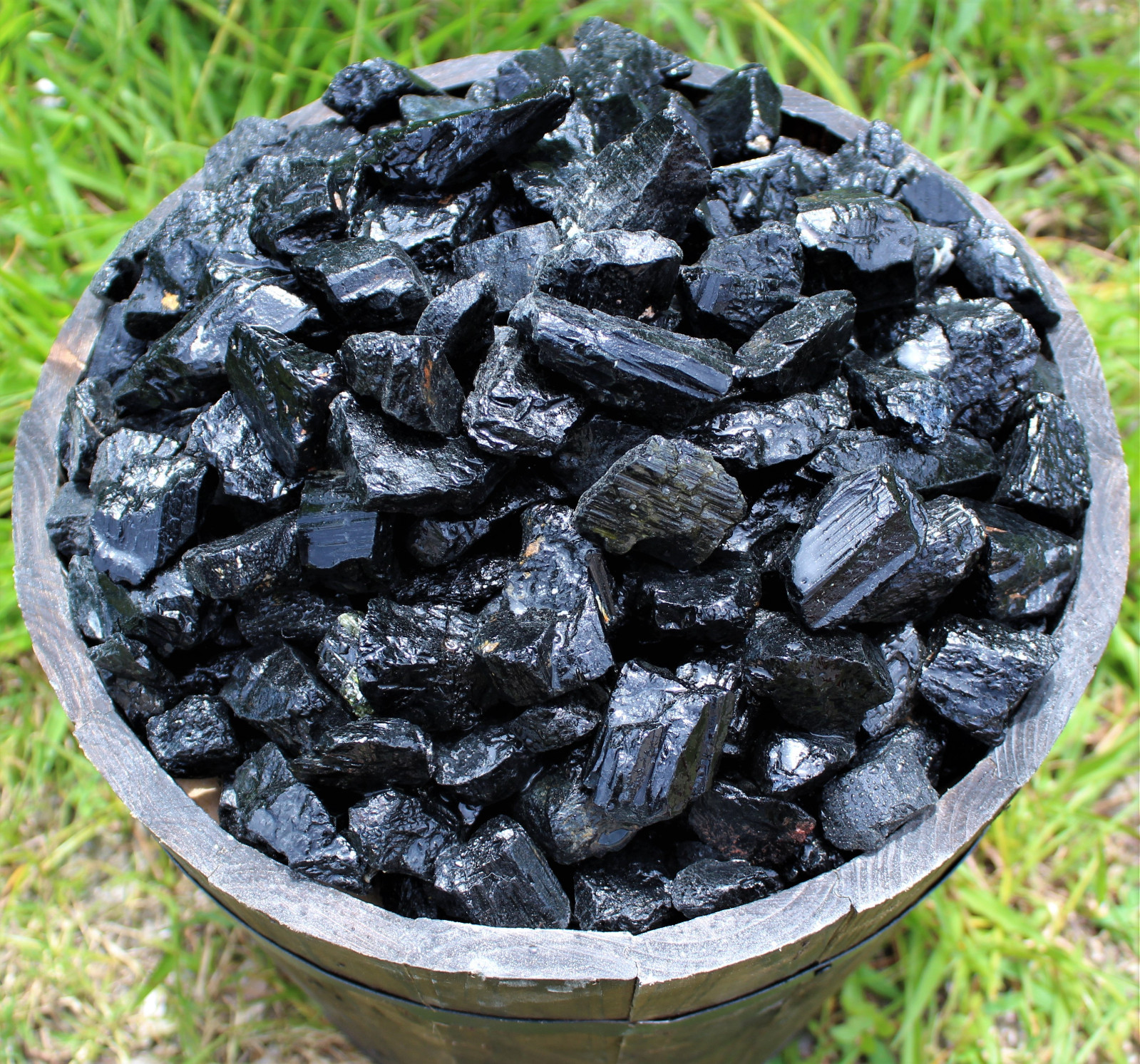 1000 Carat Bulk Wholesale Lot Natural Rough Black Tourmaline Stones Rock Crystal