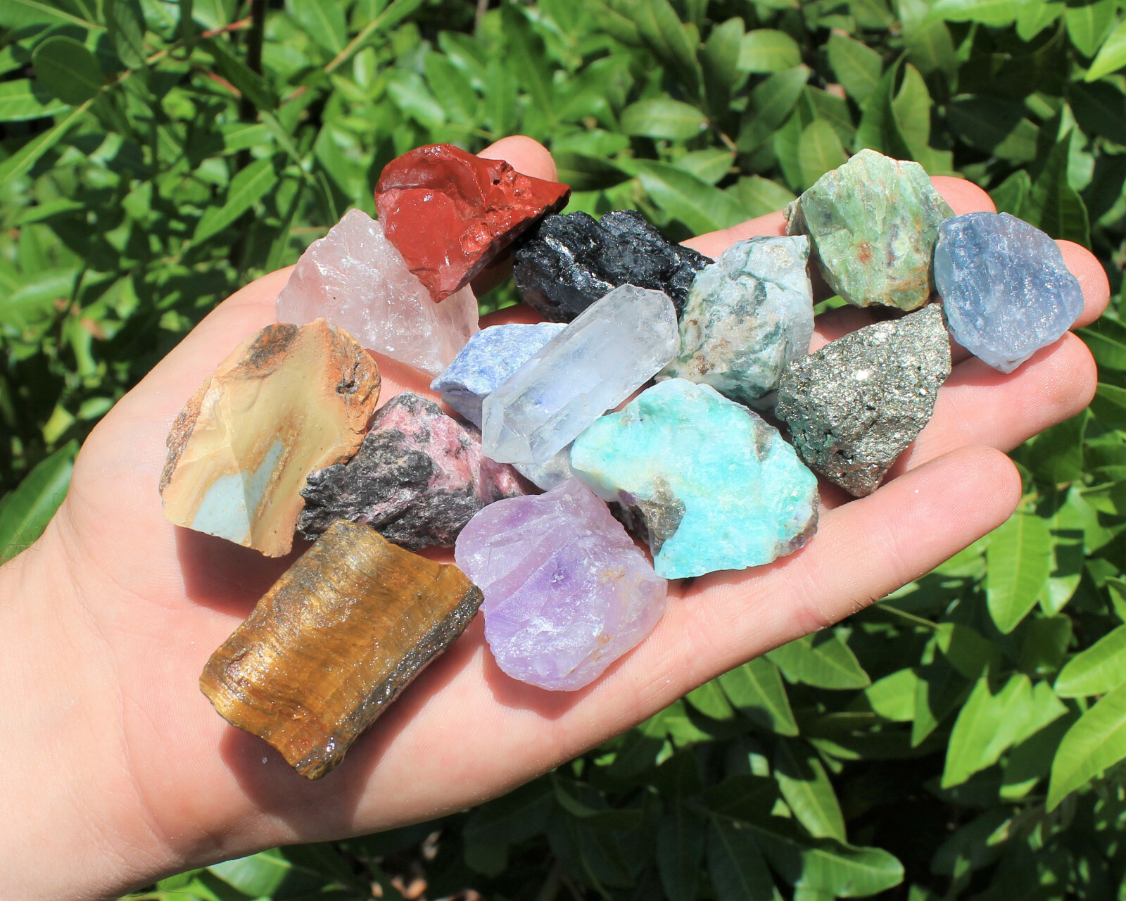 Bulk Mixed Crafters Collection: Gems Crystal Natural Rough Raw 2000 Carat Lot